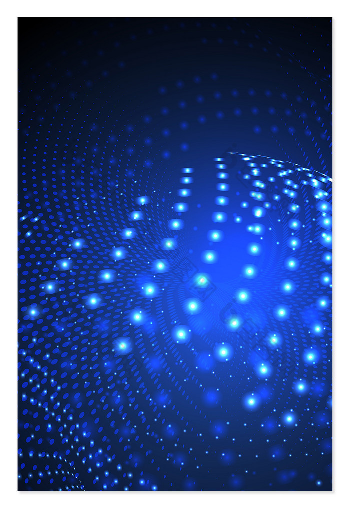 唯美大氣藍色科技光線 商務(wù)海報背景的視覺藝術(shù)