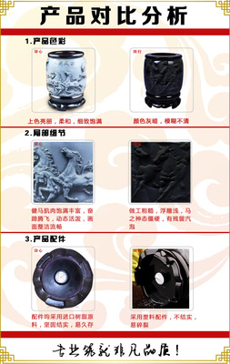 匠心獨(dú)具的吉祥饋贈(zèng) 全手工樹(shù)精浮雕《年年有余》樹(shù)脂圓盤(pán)擺件
